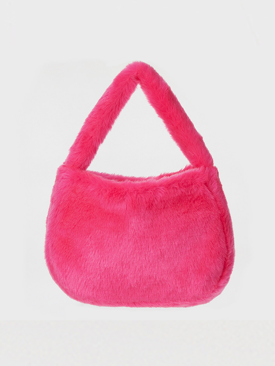 KEETY mini fur bag [hot pink]