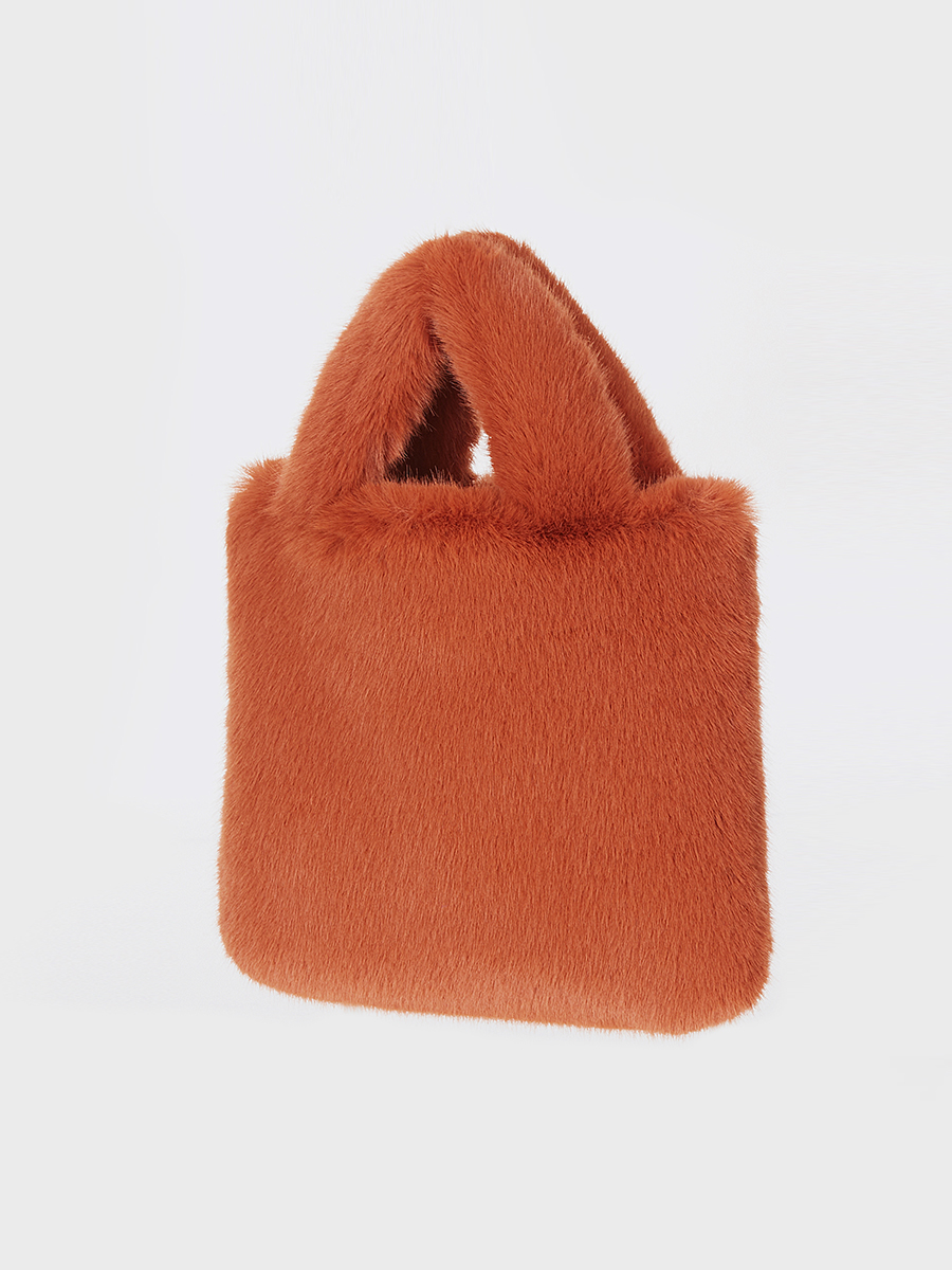 SQUARE daily fur bag [5color]