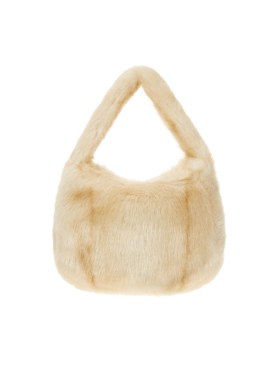 [샘플세일] KEETY RABBIT prelude fur mini bag [beige]