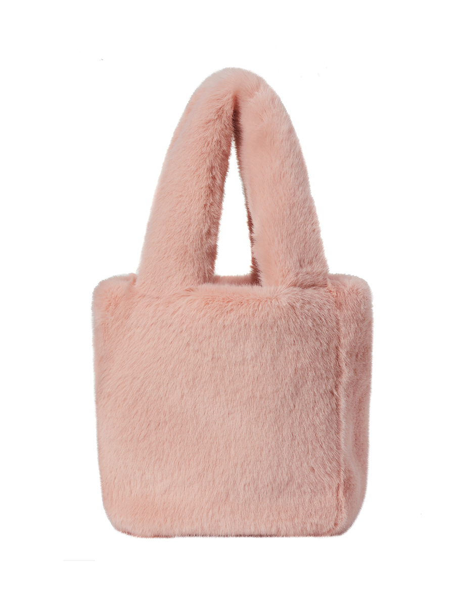 COYA eco fur mini bag [pink]